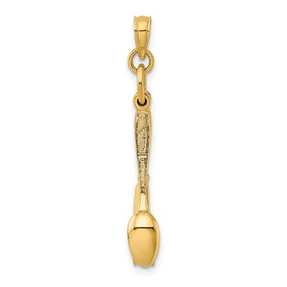 10K 3-D Moveable Knife / Fork / Spoon Charm