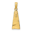 10K Scuba Flipper Charm