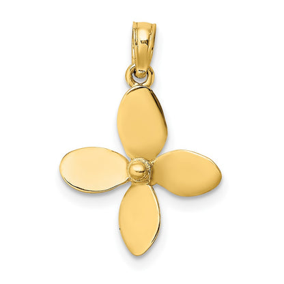 10K 3-D with 4 Blades Propeller Charm