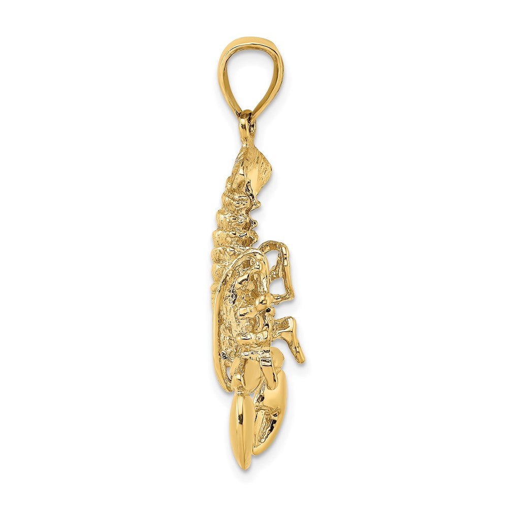 10K Large 2-D Moveable Lobster Charm
