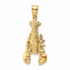 10K Large 2-D Moveable Lobster Charm