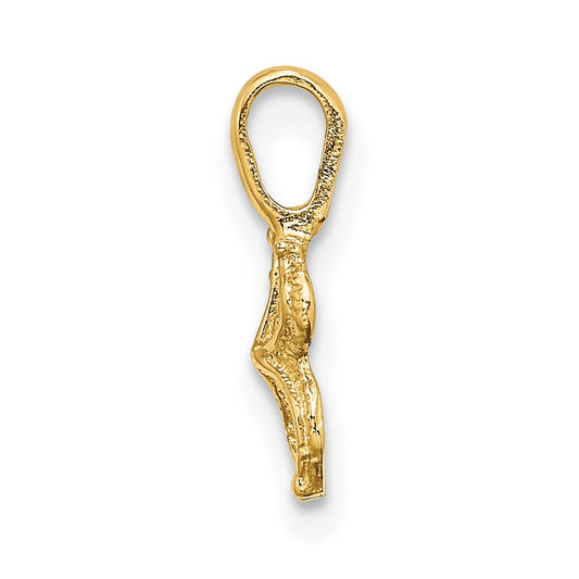 10K Mini Starfish with Fixed Bail Charm