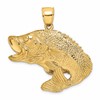 10K Large 2-D Bass Fish Jumping Charm