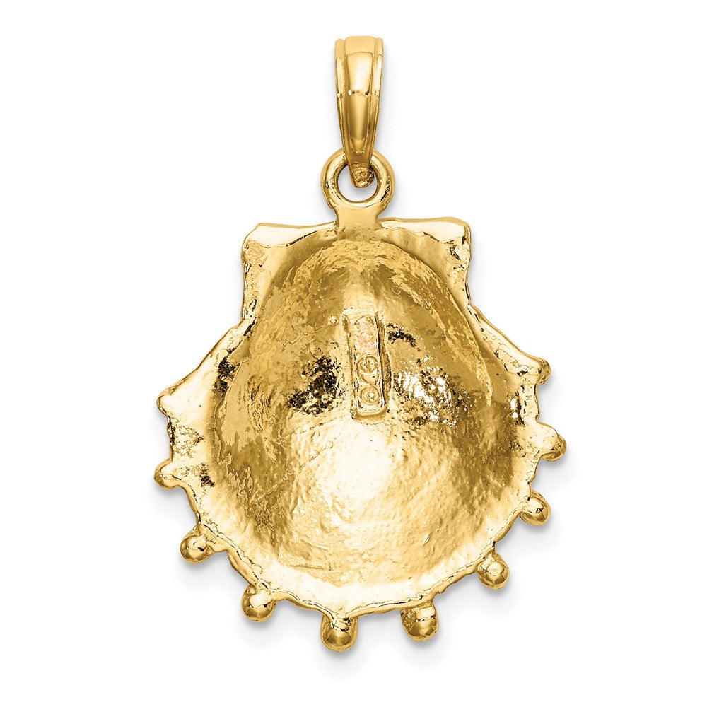 10K Lions Paw Shell Charm