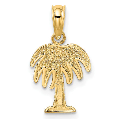10K Charleston Palm Tree Charm