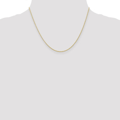 10k .7mm Carded Cable Rope Chain