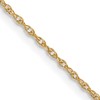 10k .7mm Carded Cable Rope Chain