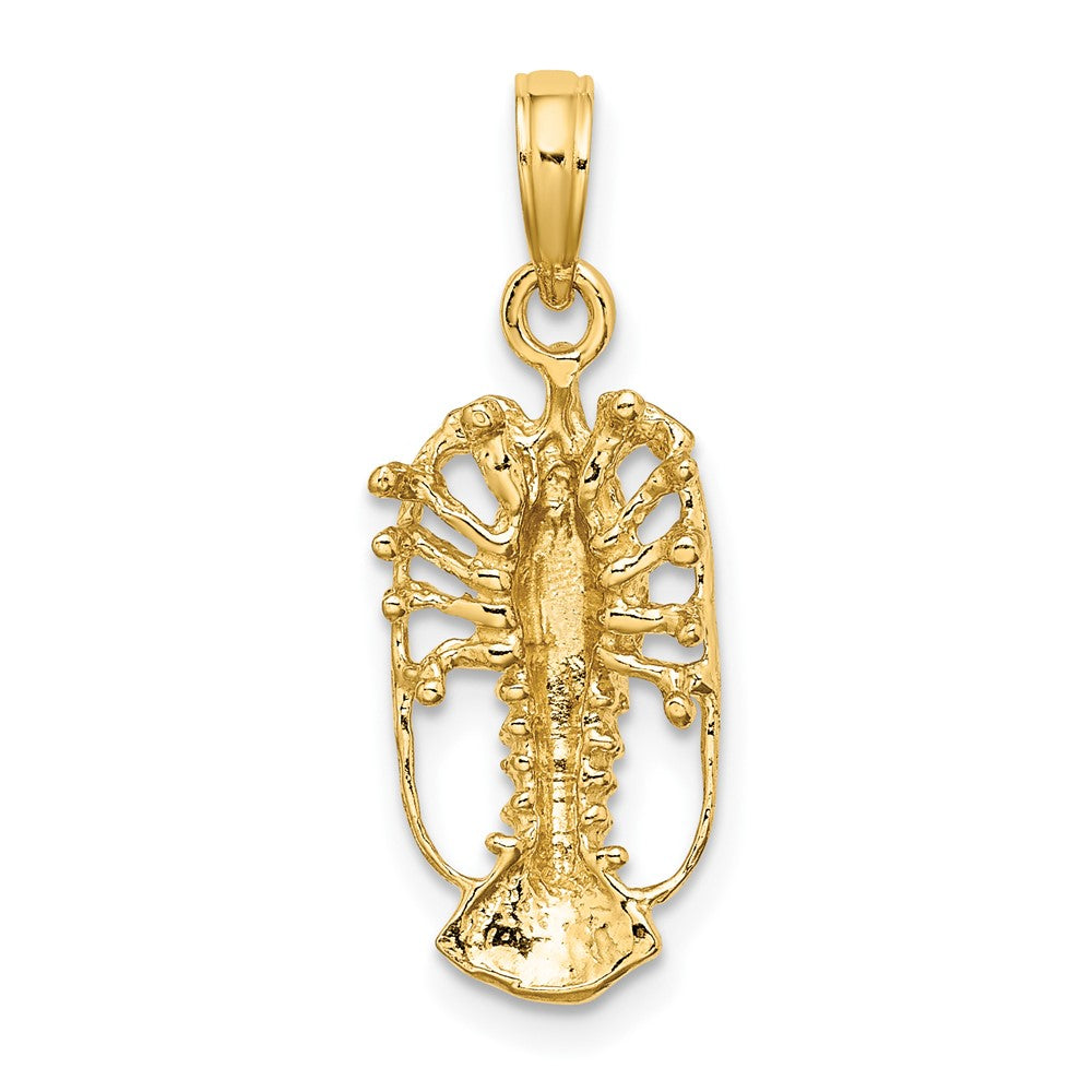 10K Florida Spiny Lobster Charm