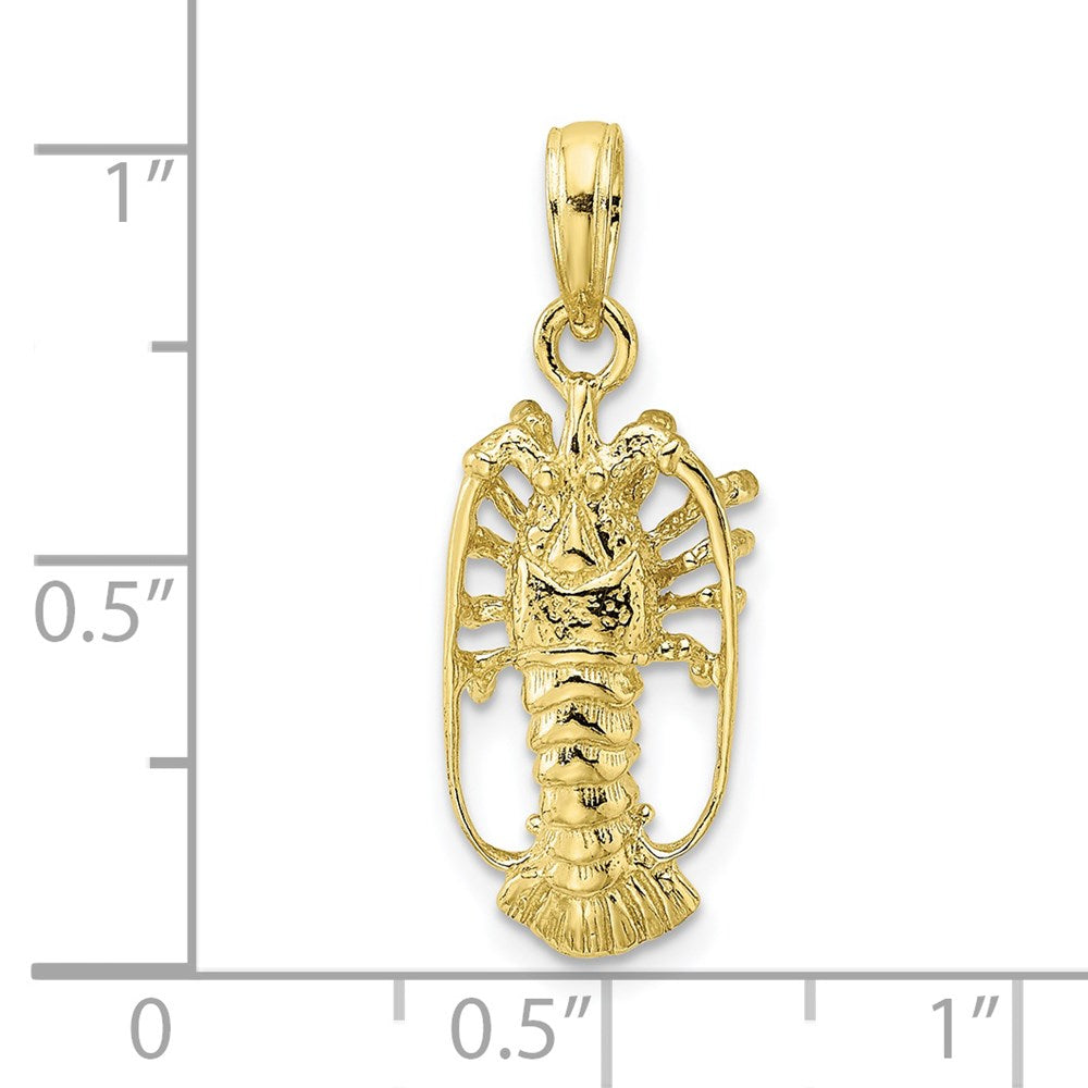 10K Florida Spiny Lobster Charm