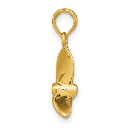 10K 3-D with 3 Blades Propeller Charm
