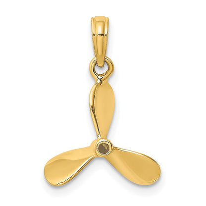 10K 3-D with 3 Blades Propeller Charm