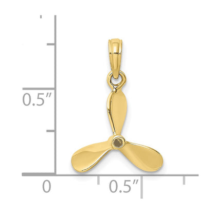 10K 3-D with 3 Blades Propeller Charm