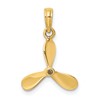 10K 3-D w/ 3 Blades Propeller Charm