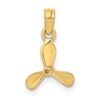 10K 3-D with 3 Blades Propeller Charm