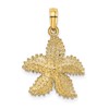 10K Beaded Starfish Charm