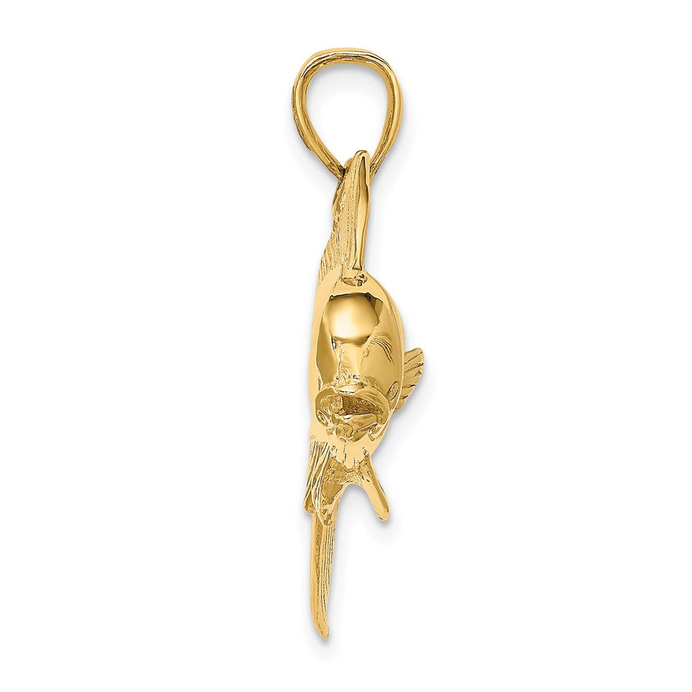 10K Large 2-D Male Dorado (Mahi-Mahi) Charm