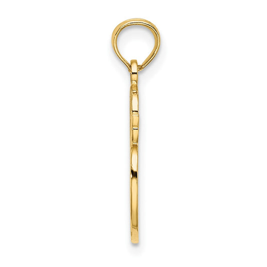 10K Textured Painters Palette Charm