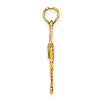 10K Cross with Drape Charm
