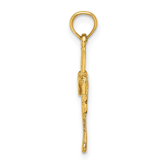 10K Cross with Drape Charm
