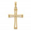 10K Polished and Cut-Out Cross