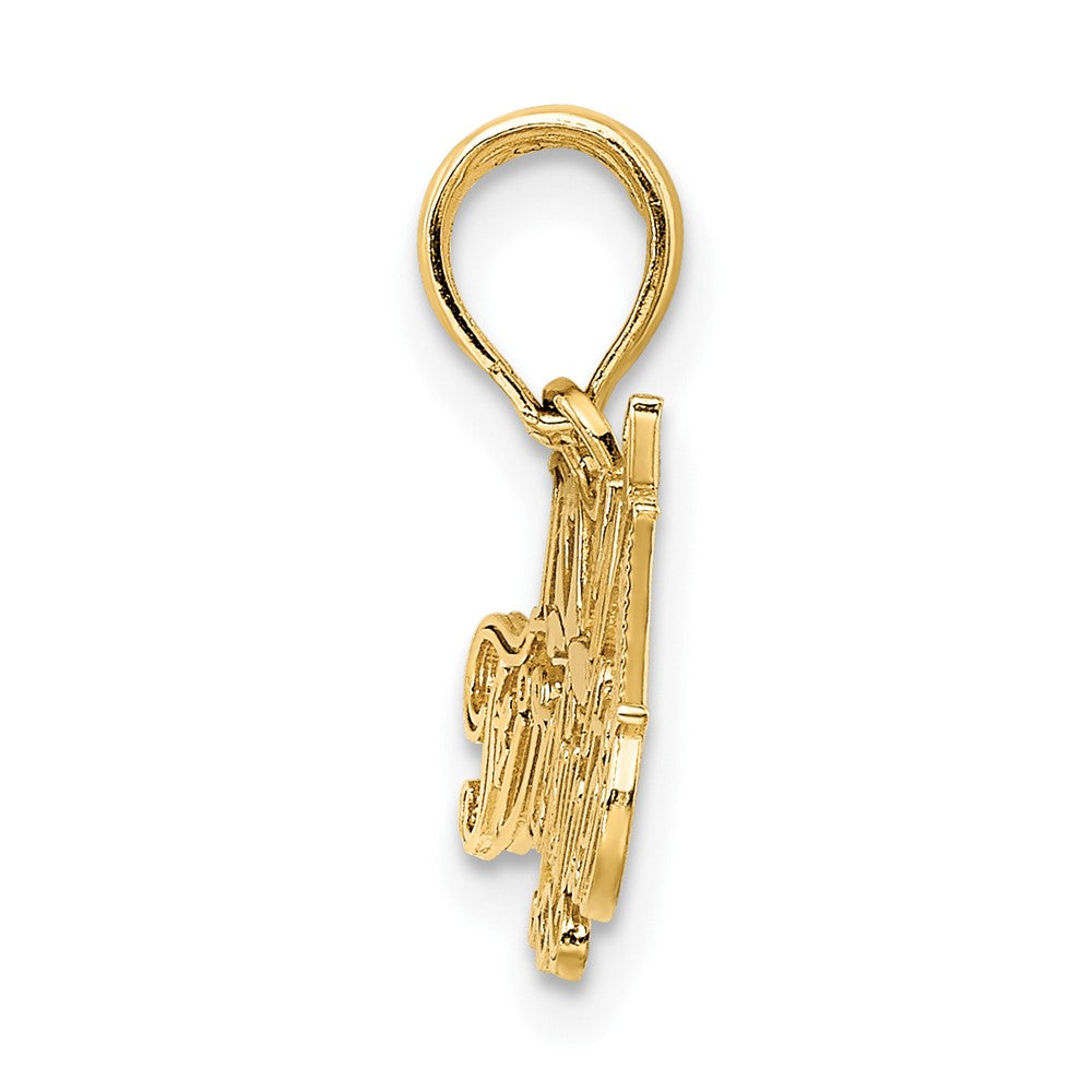 10k I Heart MY FIREFIGHTER Charm