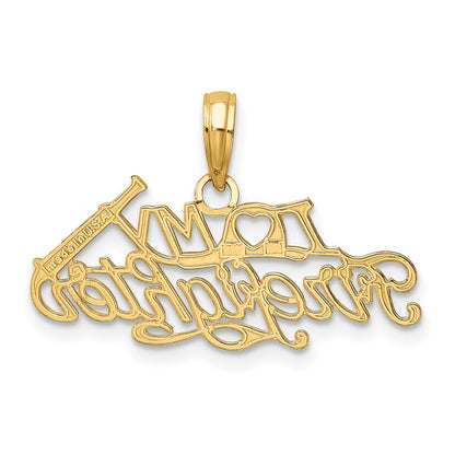 10k I Heart MY FIREFIGHTER Charm