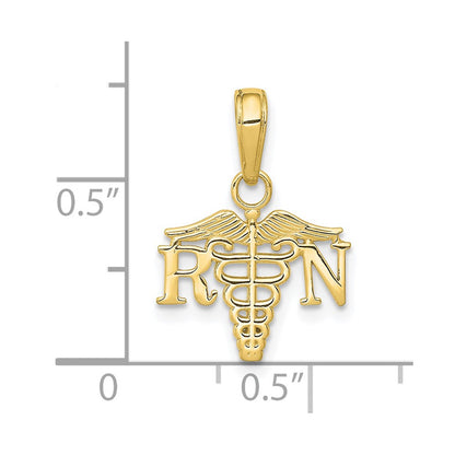 10K RN Caduceus Charm