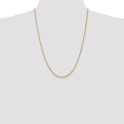 10k 1.7mm Singapore Chain