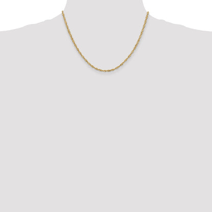 10k 2mm Singapore Chain