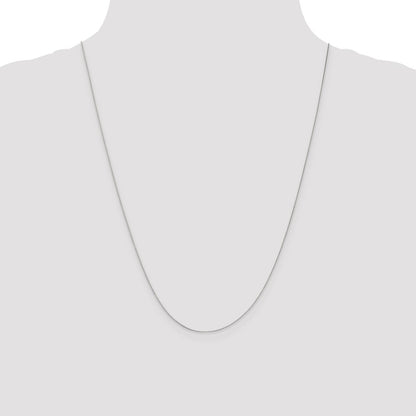 10k White Gold .5mm Box Chain