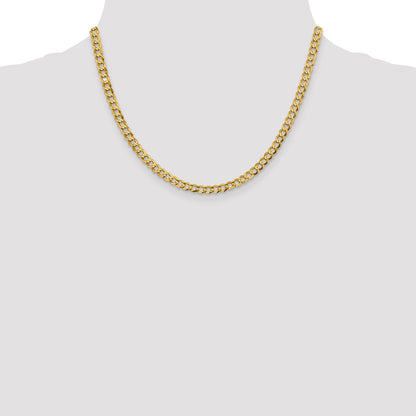 10K 4.7mm Lightweight Flat Cuban Chain