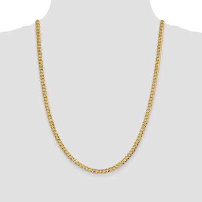 10K 4.7mm Lightweight Flat Cuban Chain