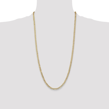 10K 3.8mm Open Concave Curb Chain 10K