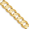 10K 7.5mm Open Concave Curb Chain 10K