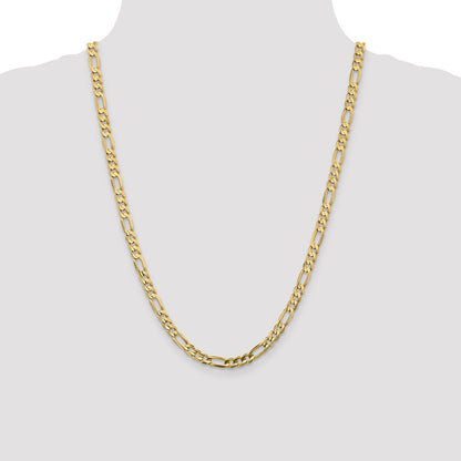 10k 5.5mm Concave Open Figaro Chain