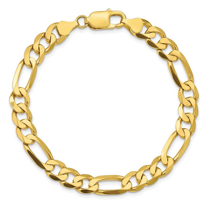 10k 7.5mm Concave Open Figaro Chain