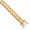 10k 10.2mm Hand-polished Fancy Curb Link 8 inch Bracelet