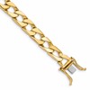 10k 7.9mm Hand-polished Fancy Curb Link 8 inch Bracelet