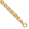 10k 6.1mm Hand-Polished Fancy Link 8 inch Bracelet