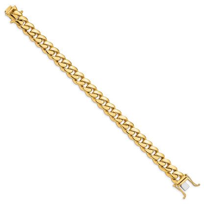 10k 10.7mm Hand-Polished Miami Cuban Link 8.25 inch Bracelet