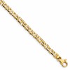 10k 4.3mm Hand-Polished Fancy Link 8 inch Bracelet