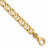 10k 6.5mm Hand-polished Fancy Anchor Link 8 inch Bracelet