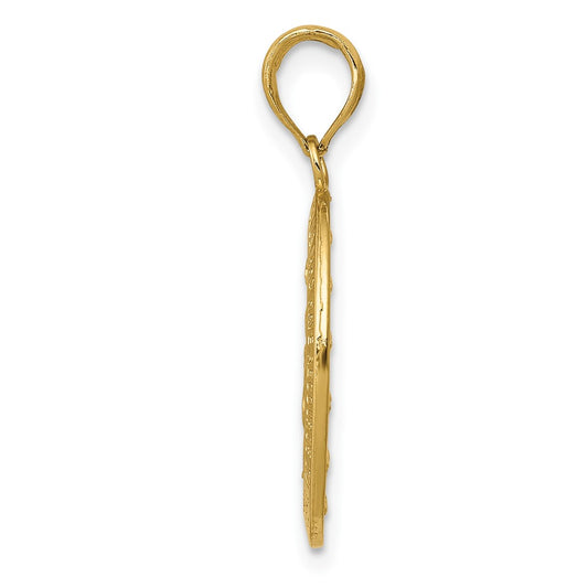 10k Oval Miraculous Medal Pendant