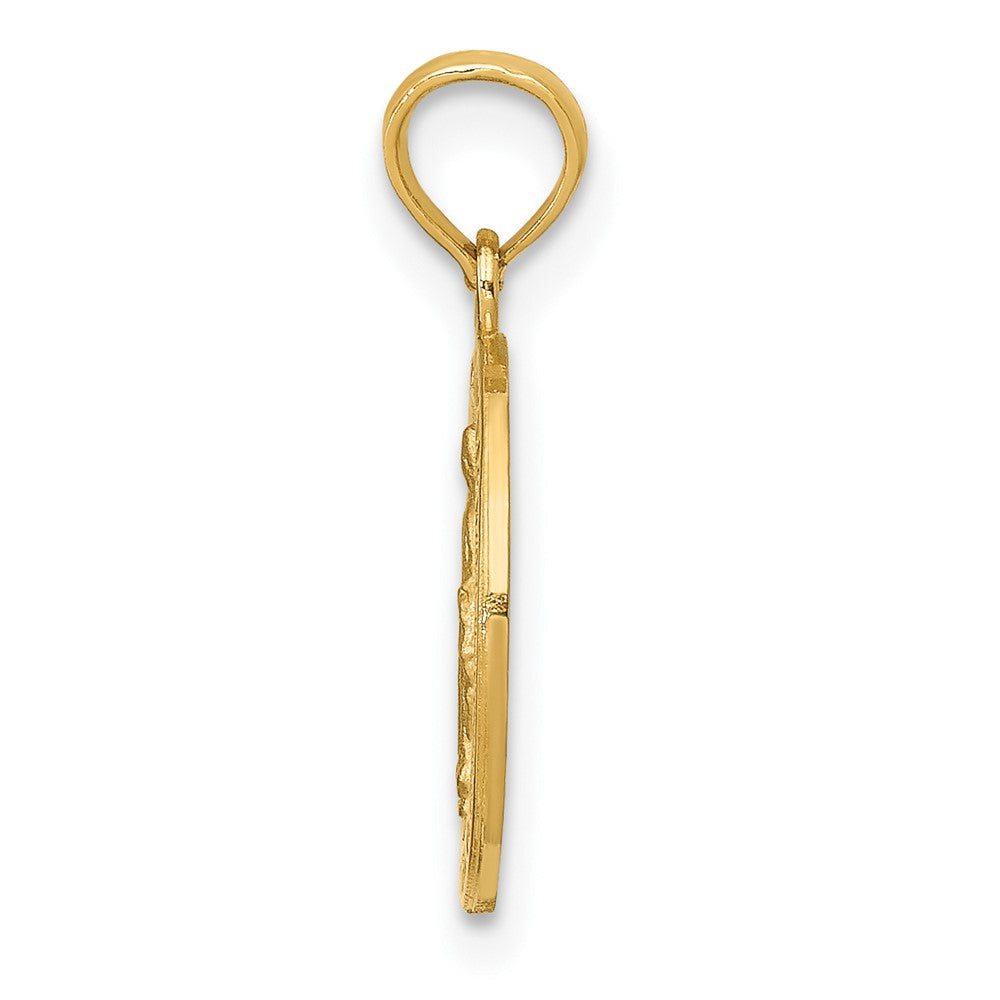 10k Round Miraculous Medal Pendant