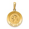 10k Round Saint Joseph Medal Charm