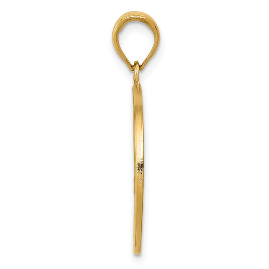 10k Round Saint Joseph Medal Pendant