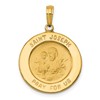 10k Round Saint Joseph Medal Pendant