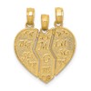 10K BIG SIS / MOM / LIL SIS 3-Piece Break-Apart Charm