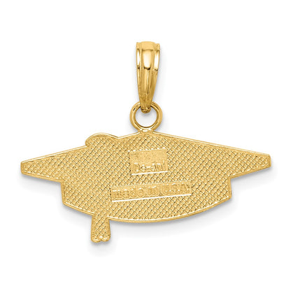 10k GRADUATION Cap Charm