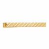 10k Mens Textured Tie Bar